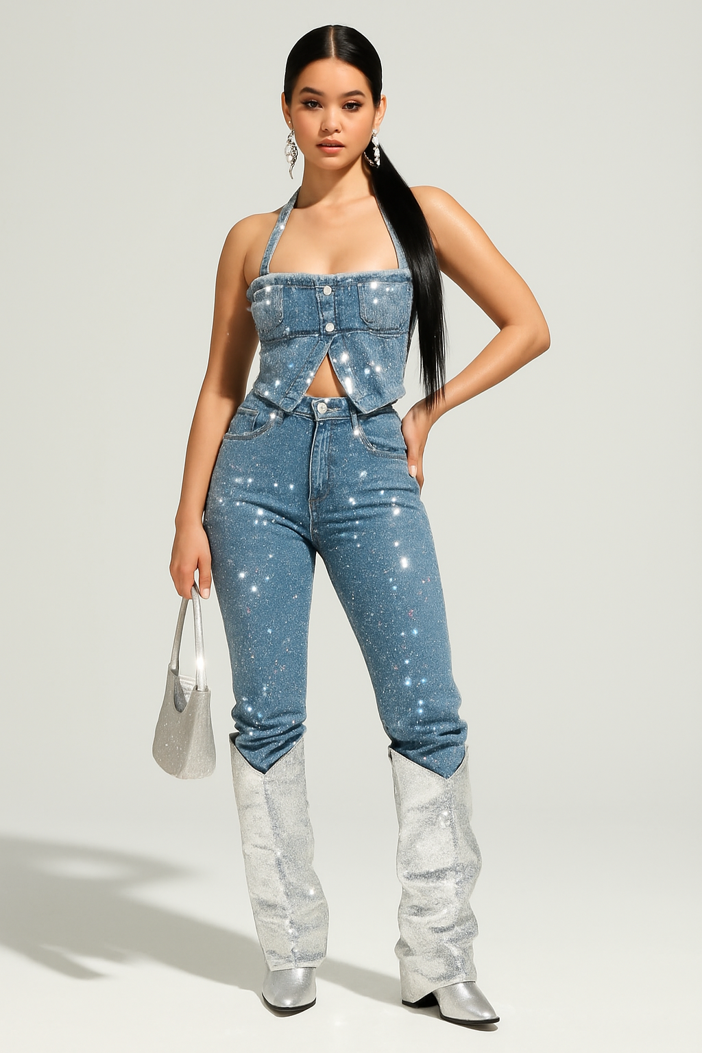 Johera Rhinestone Jean